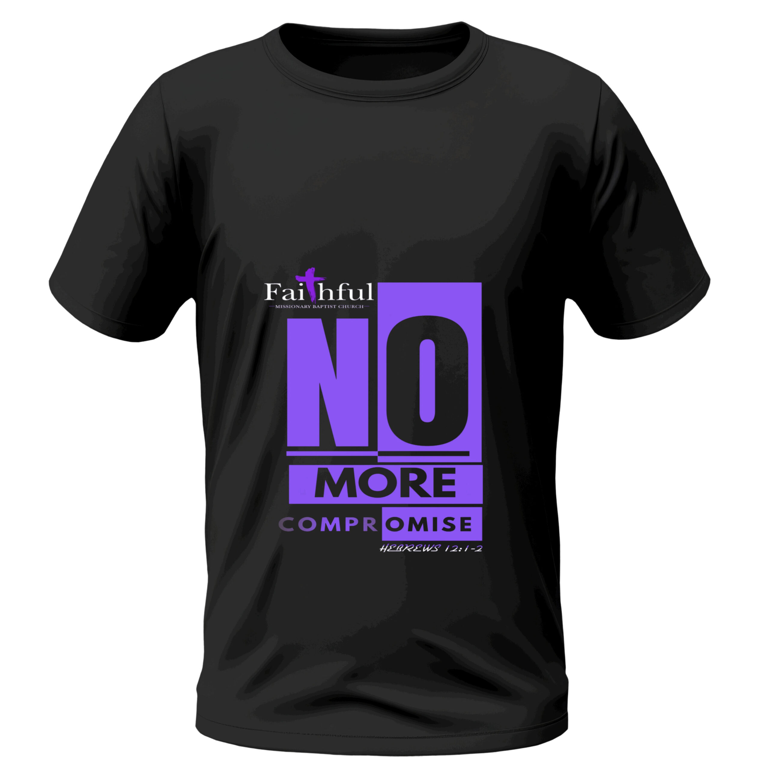 Box "No More Compromise" Shirt  (purple)